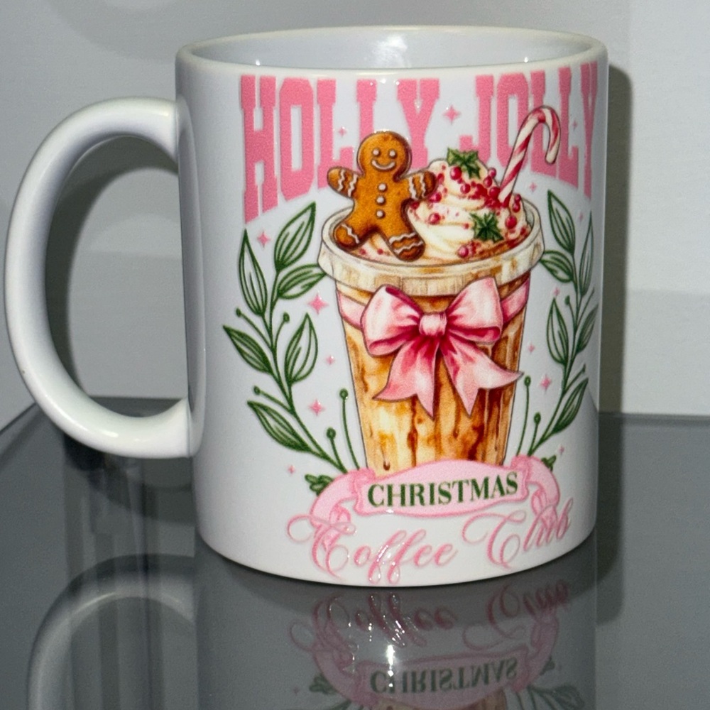 Holly Jolly Christmas Coffee Club Mug